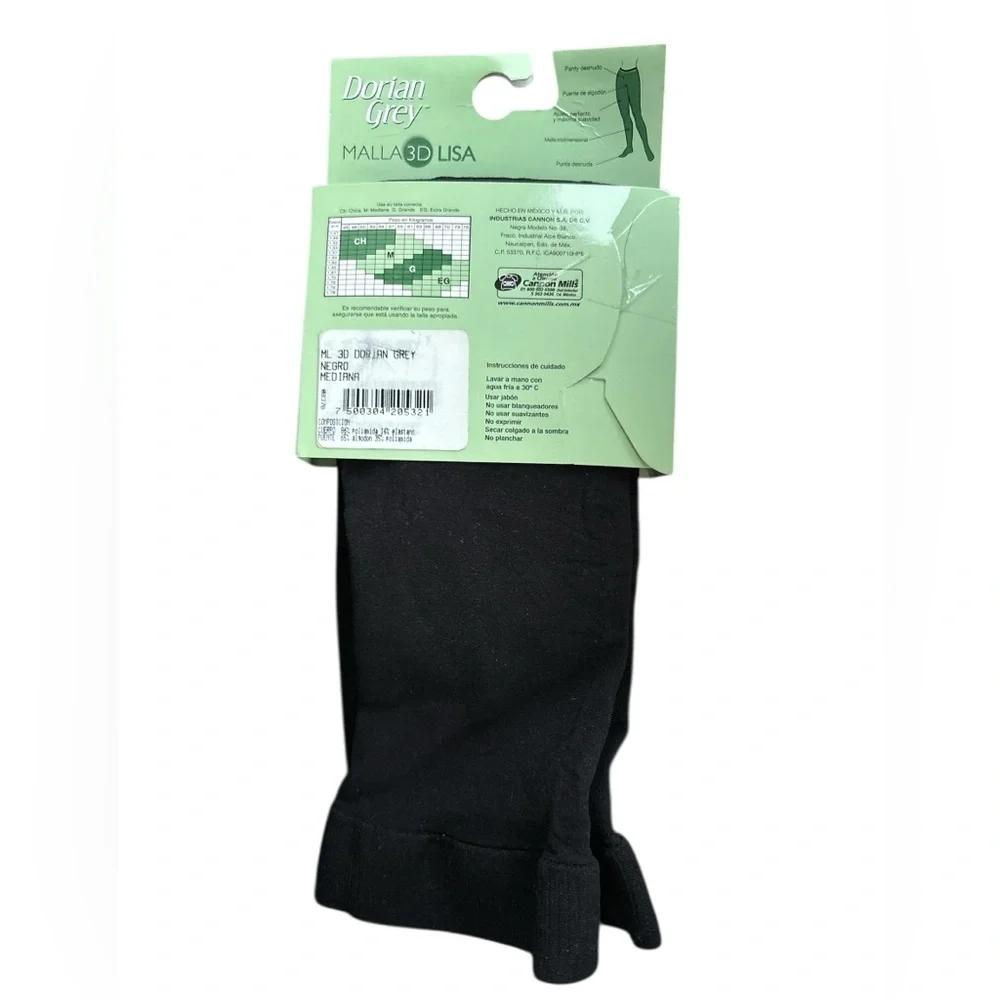 Dorian Grey Black Tights